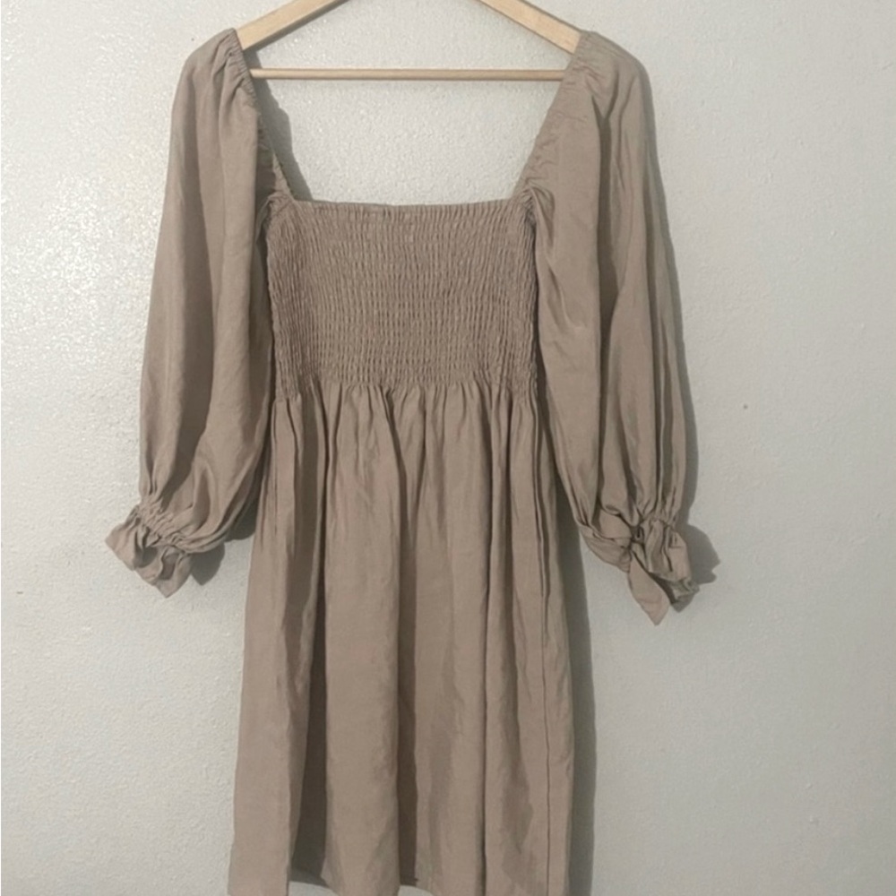 Kourt Portia Beige Mini Dress - Picture 4 of 4